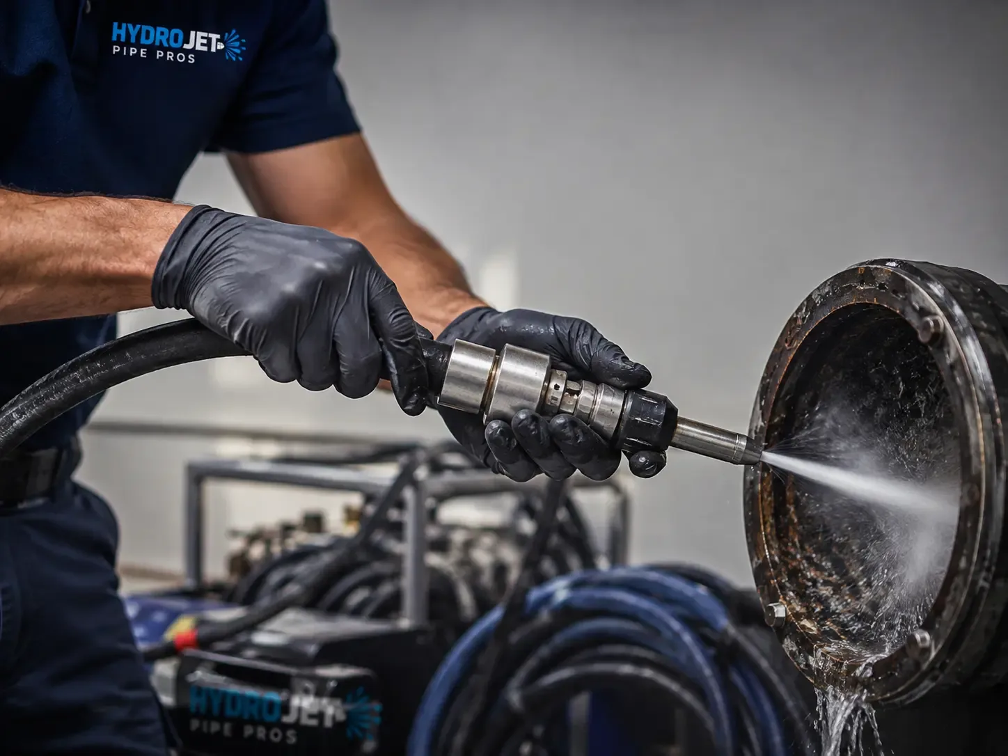 Hydro Jet Pipe Descaling in Metaline, WA